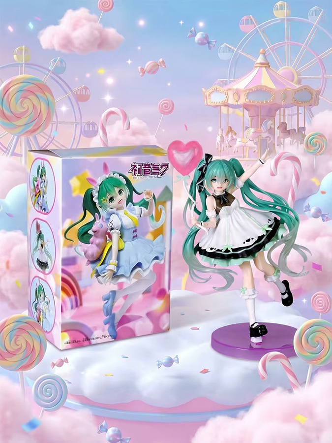 Bandai Hatsune Miku Actionfigur, 19cm, Bunt / Mehrfarbig - Bild 6