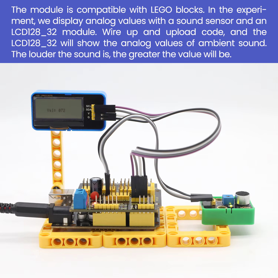 Keyestudio Schallsensor für DIY-Projekte kompatibel mit Arduino, Raspberry Pi und Lego - Bild 3