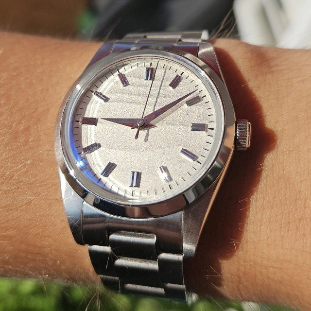 ADDIESDIVE Armbanduhr, Quarz, Edelstahl, Blau, 36 mm, Herren - Bild 1