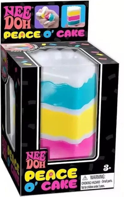 NeeDoh Squeezza Pizza & Kuchen Squishy Set, Sensorischer Stressabbau Fidget - Bild 1