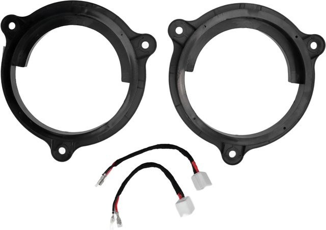2er-Set Lautsprecher Adapter Halterung mit 2-Kabelbaum Ersatz für Nissan Murano und Sentra, 6,5 Zoll, Schwarz - Bild 1