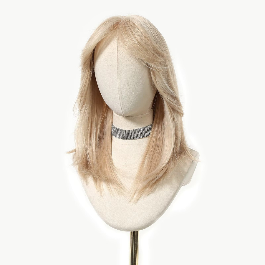 EASIHAIR Perücke, blond, mittellang, gerade, mit Pony, Damen - Bild 3