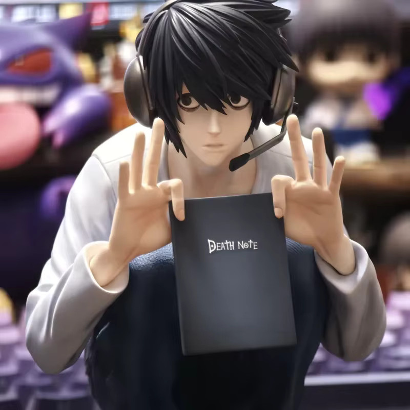 Bandai Death Note L Lawliet Figur, Anime Modell Spielzeug, 15cm - Bild 2
