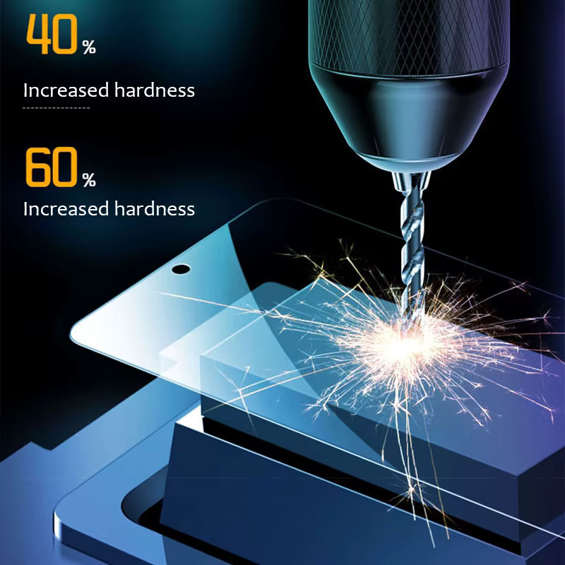 3er-Set gehärtetes Glas Displayschutzfolie für Xiaomi Redmi Note 10 11 12 13 14 15 Pro 10S 11S 5G sowie Redmi 15C 14C 13C 12C 10C in Transparent - Bild 4