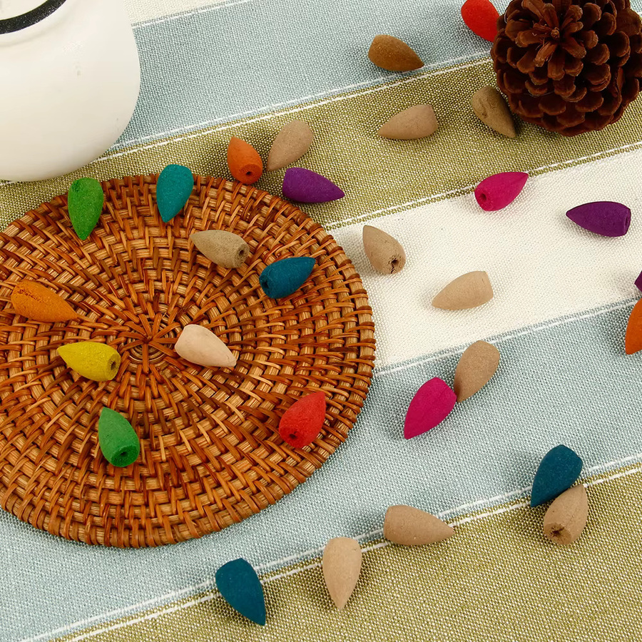 Weihrauchkegel mit Sandelholz, Lavendel, Rose und Jasmin - Bild 2