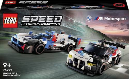 LEGO Speed Champions 76922 BMW M4 GT3 und BMW M Hybrid V8 Rennwagen Set
