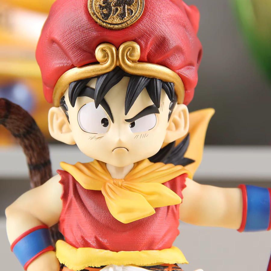 Bandai Dragon Ball Goku Figur, Tiger-Muster-Outfit, PVC-Anime-Modell - Bild 2