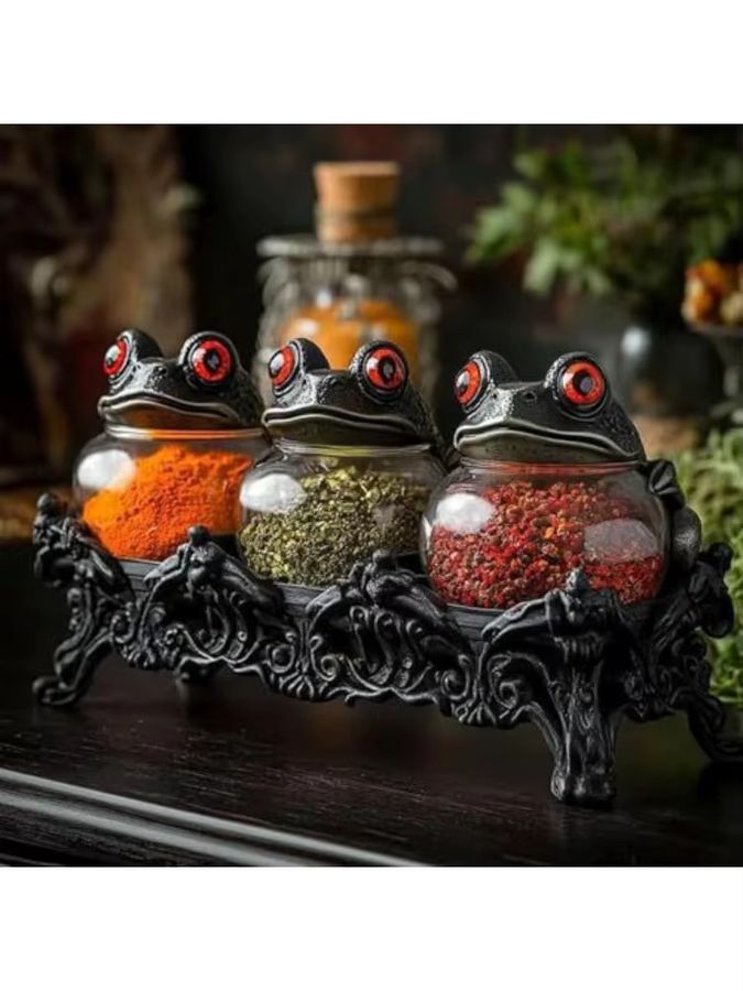 Witchy Frog Apotheker-Gewürzdosen Frosch-Design - Bild 6