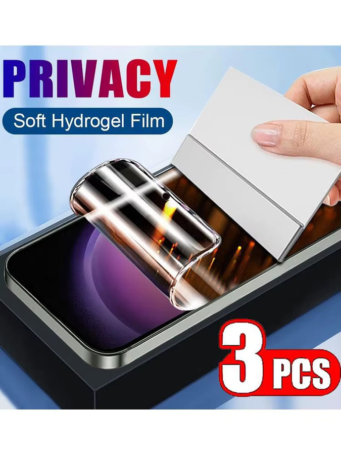 3er-Set Anti-Spy Privatsphäre Hydrogel Displayschutzfolie für Realme C33 C51 C51s C53 C55 C63 C65 C65s C67 C75 C85 Pro 4G 5G - Bild 7