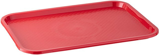 APS Tablett FAST FOOD aus Polypropylen, rot, rechteckig, 6er Pack, B: 35 cm, T: 27 cm, H: 2 cm - Bild 1