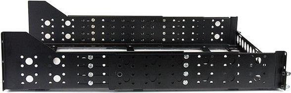 StarTech.com Universal Servergehäuseschienen UNIRAILS3U, tiefenverstellbar, 3U, 19 Zoll, Schwarz - Bild 1