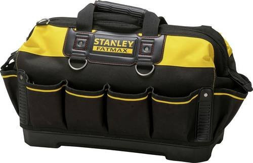Stanley FatMax Werkzeugtasche aus Nylon und Leder in Schwarz B: 49 cm, T: 17 cm, H: 26 cm - Bild 1