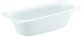 Freistehende Grohe Badewanne Essence in Alpinweiß mit Überlauf, B/T/H: 180 x 45 x 80 cm - Bild 1