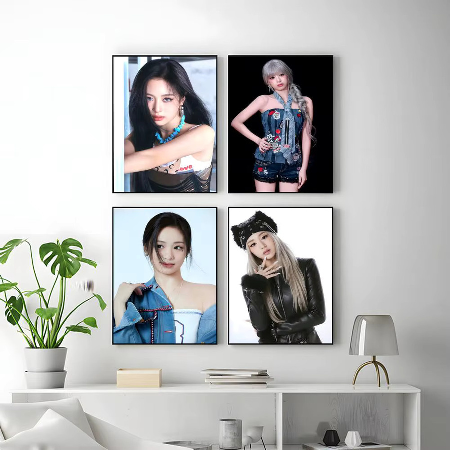 A-Ahyeon Singer Poster HD Wanddekoration, selbstklebend, Mehrfarbig - Bild 2