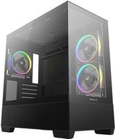 DeepCool CG380 3F Tower-Gehäuse in Schwarz für Micro-ATX - Bild 1