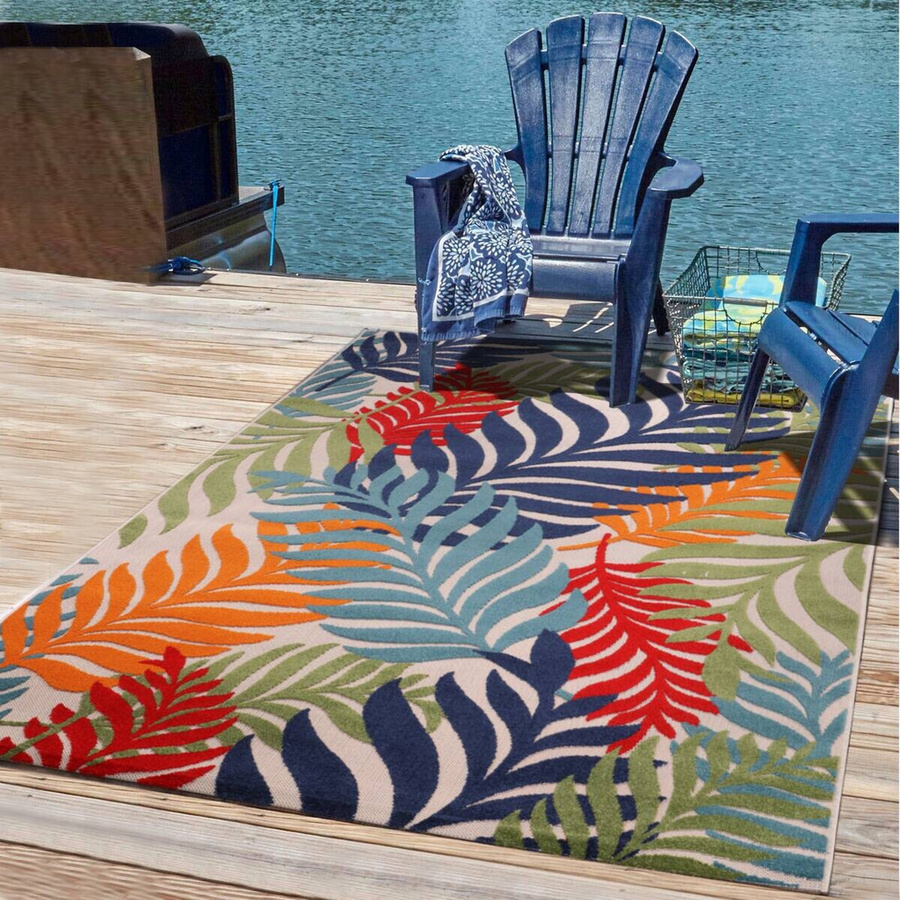 Sanat Outdoorteppich FLORAL bunt B/L: 200 x 290 cm - Bild 4