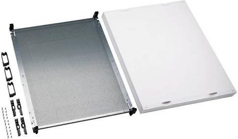 Hager UD42M1 Baustein universN aus Kunststoff mit gelochter Montageplatte für VDI, Weiß, B/H: 60 x 50 cm - Bild 1
