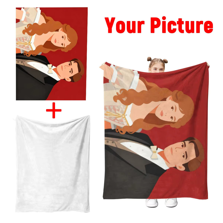 Personalisierte Fotodecke von SRH aus weichem Flanell-Plüsch in Multicolour für Bett und Couch - Bild 2
