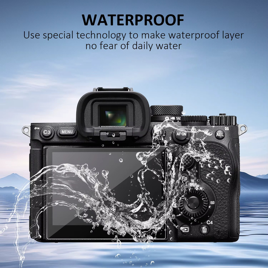 2er-Set Displayschutz aus gehärtetem Glas für Sony Alpha A7RV A7R5 A7M2 A7M3 A7M4 A7II A7III A7R2 RX100 ZV1, transparent und kratzfest - Bild 5