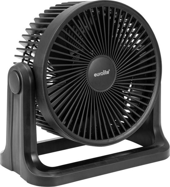 Eurolite AKKU AF-10 Mini Silent Lüfter schwarz, akkubetrieben mit Oszillationsfunktion, Durchmesser: 23 cm - Bild 1