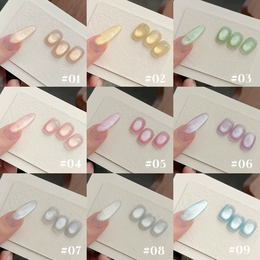 MIANEL Magnetischer Katzenauge Gel Nagellack, Schimmernd, 12 ml - Bild 1