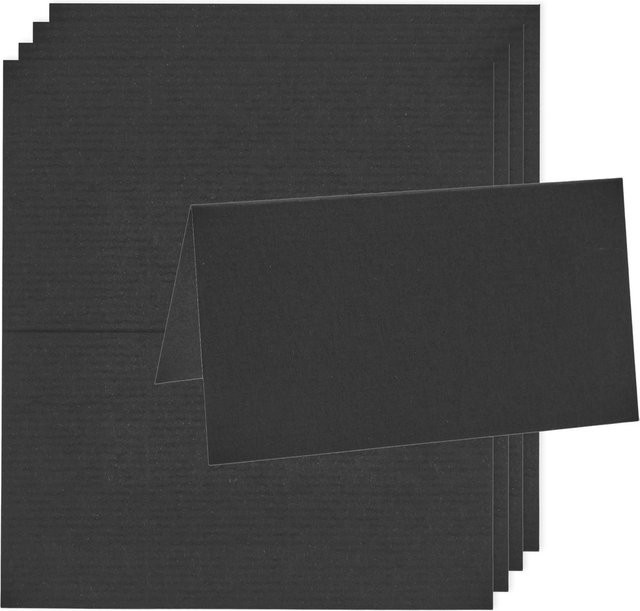 Rico Design Paper Poetry Luxury Tischkarten in Schwarz - Bild 1