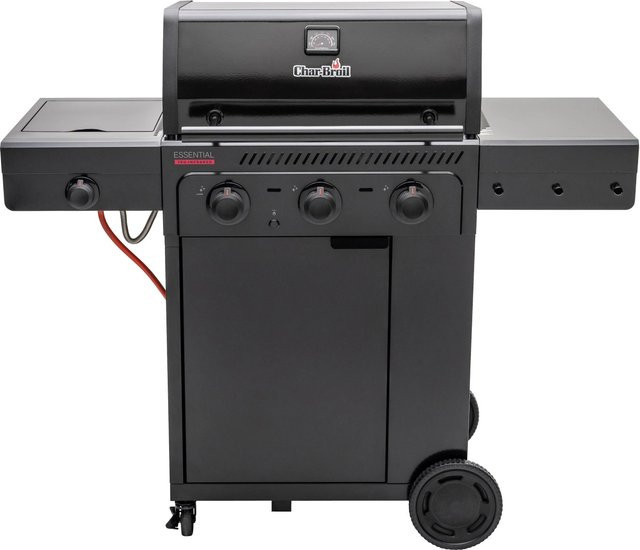Char-Broil Gasgrill Essential 3 G in Schwarz mit Tru-Infrared Technology und beschichtetem Gusseisen - Bild 1