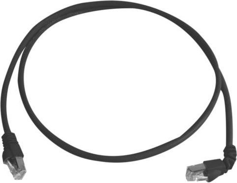 Telegärtner RJ45 Patchkabel CAT 6a S/FTP Ethernet LAN Schwarz, Länge: 5,0 m - Bild 1