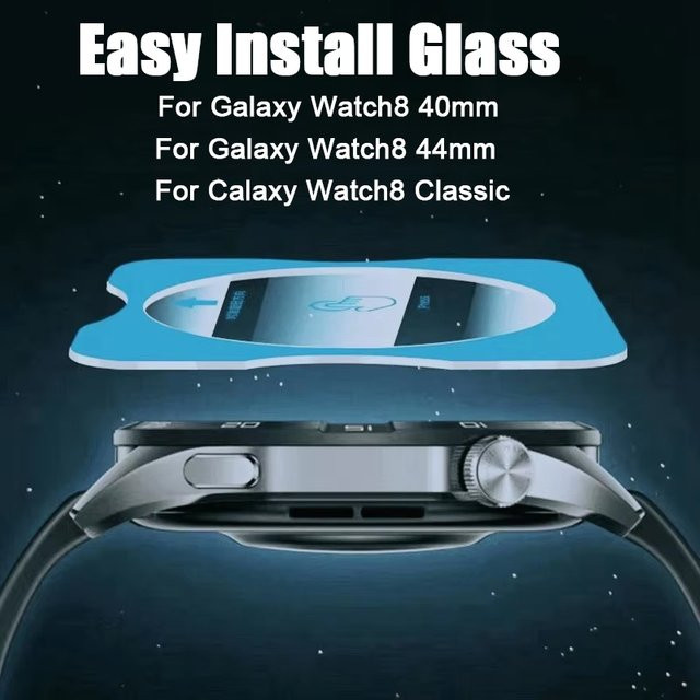 Samsung Galaxy Watch 8 Classic Schutzglas aus gehärtetem Glas, transparent, 1–3 Stück - Bild 1