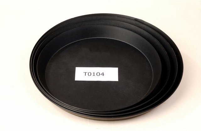 Scaritech Küchenform Pizzaform aus Silikon, Schwarz, Rund, Durchmesser: 23,5 cm, 5er Pack - Bild 1