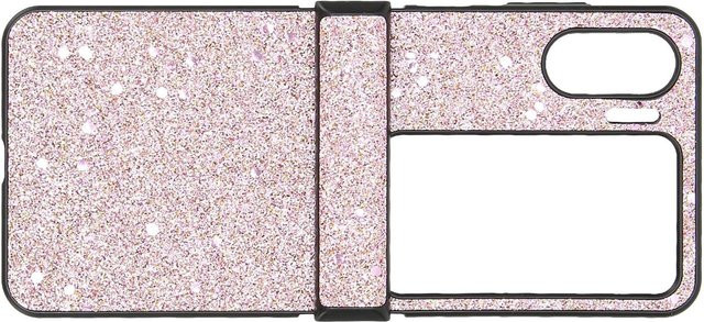 Glitzer Handyhülle für Oppo Find N2 Flip in Rosa - Bild 1