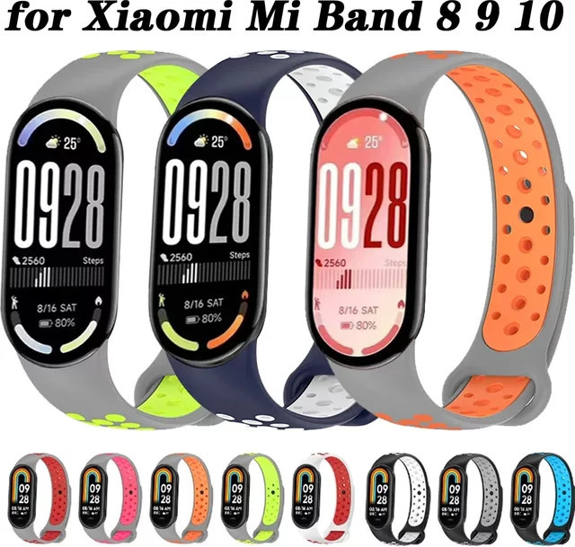 Smartwatch-Armband Silikon, Xiaomi Mi Band 8 9 10, Unisex - Bild 1
