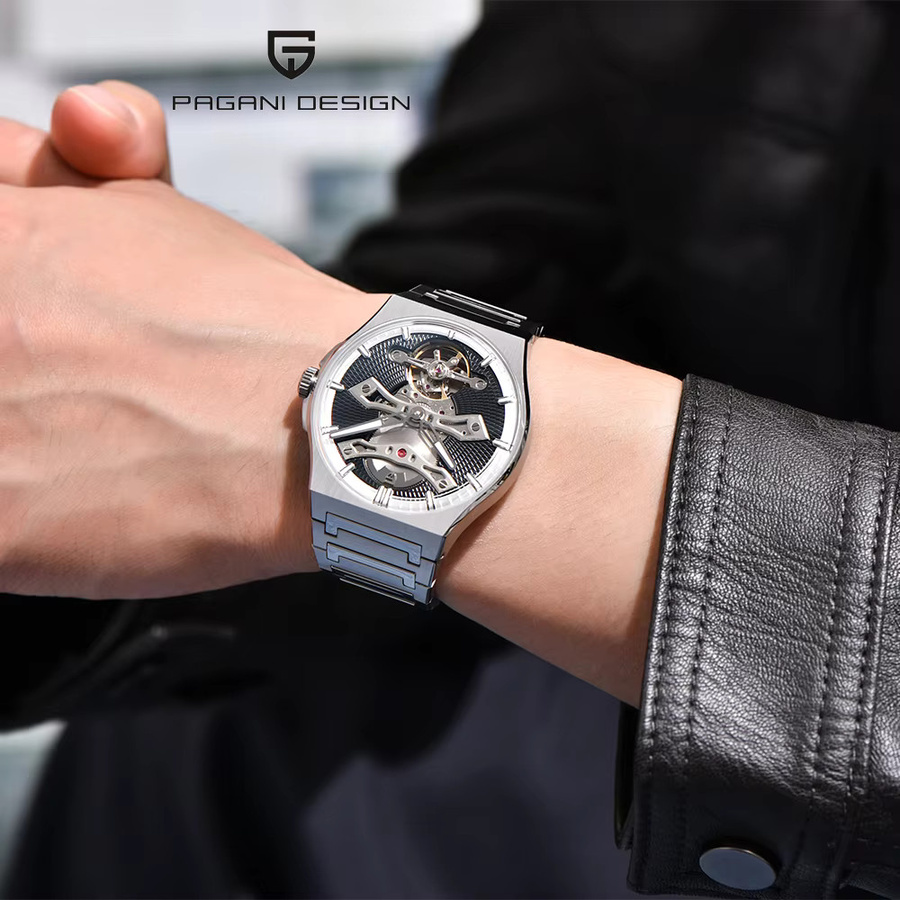 PAGANI DESIGN Armbanduhr Automatik, Edelstahl, Saphirglas, 42 mm, Herren - Bild 3