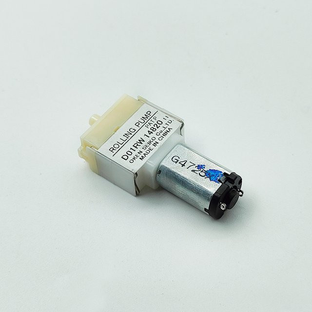 OKEN SEIKO Mini-Luftpumpe M20 D01RW in Weiß, Präzisions-Sauerstoffpumpe mit 0,09 l/min für Aquarium und medizinische Geräte - Bild 1