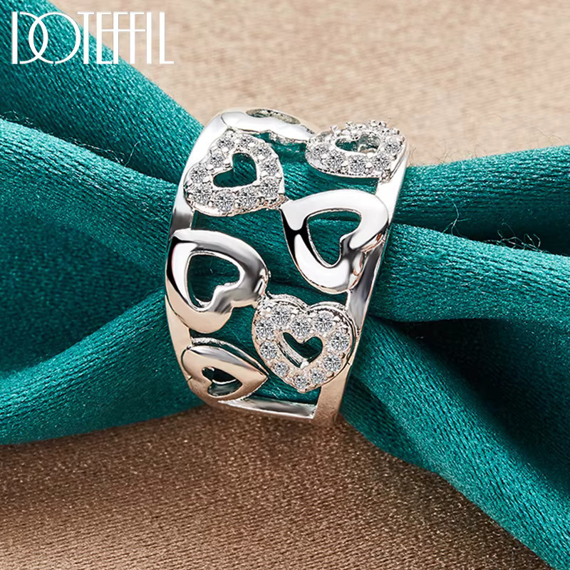 DOTEFFIL Ring, Kristall, Silber, Damen - Bild 2