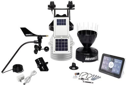 Davis Instruments VANTAGE PRO2 active Plus Funk-Wetterstation mit Konsole in Schwarz, Modell 6263EU - Bild 1