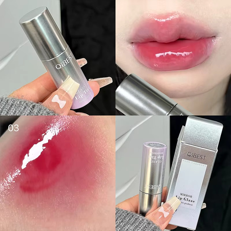 QIBEST Lipgloss, rot, glänzend - Bild 2
