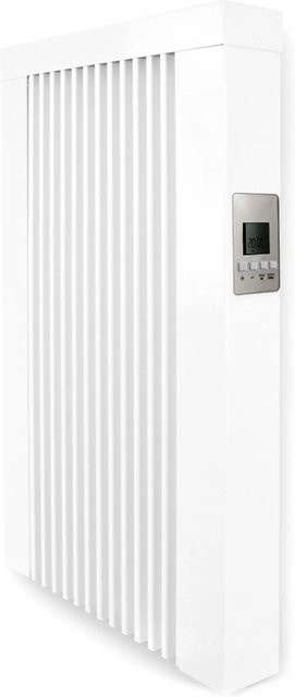 anapont Elektrischer Premium Heizkörper mit WLAN-Steuerung und Schamotte-Speicherstein, 650 Watt, Weiß - Bild 1