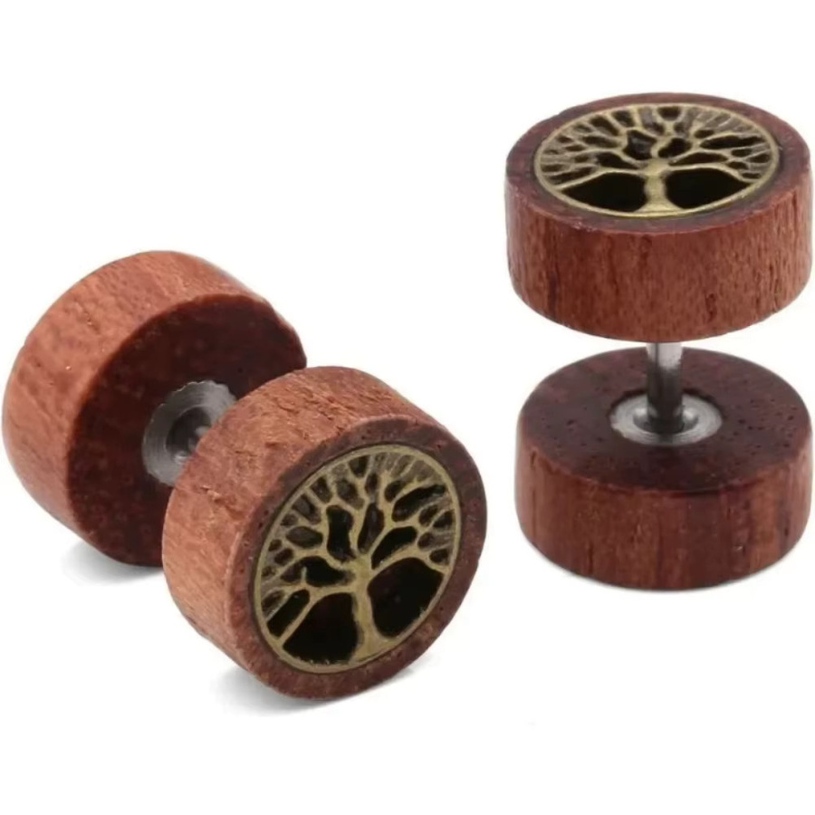 BGjingshuai Ohrringe 16G Illusion Schraubohrringe, 10mm, Unisex - Bild 4