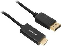 Sharkoon Adapterkabel DisplayPort auf HDMI für 4K in Schwarz - Bild 1