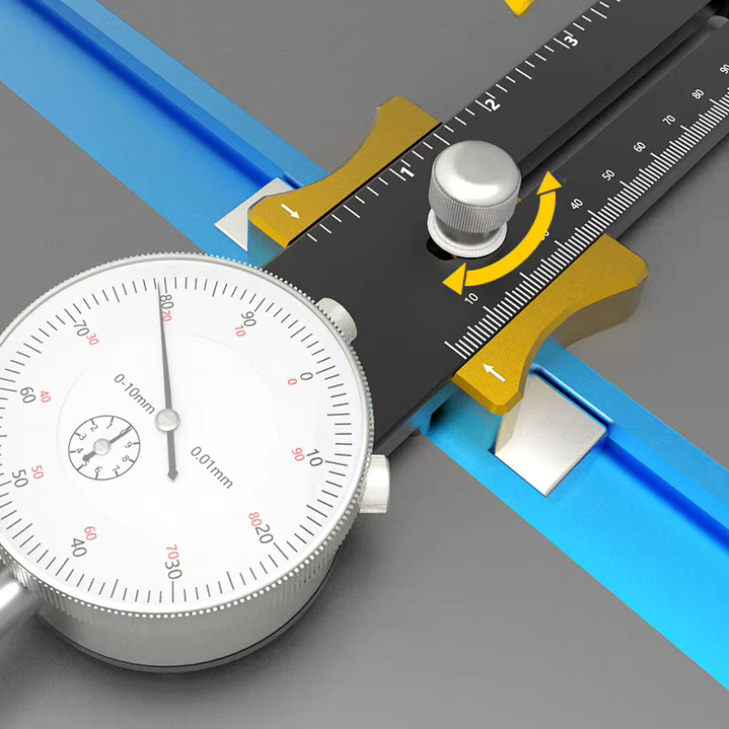 JIGHOLE Gauge A-Line It Basic Kit Messuhr für Tischkreissägen zum Ausrichten und Kalibrieren des Sägeblatts - Bild 4