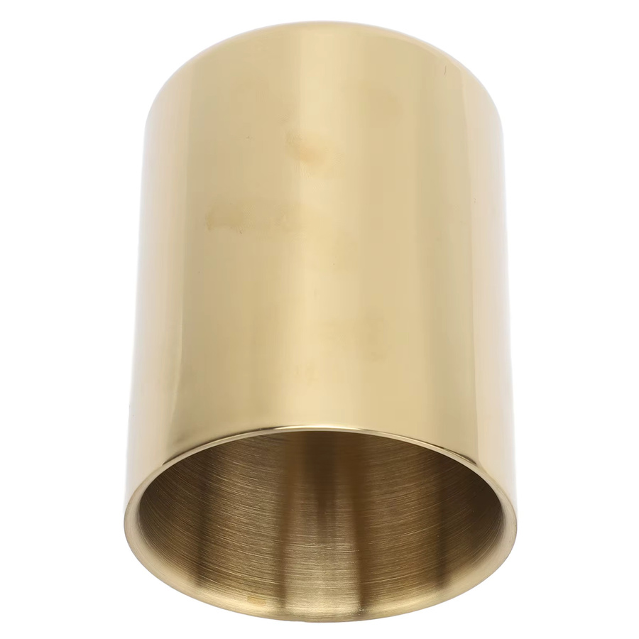 TOPINCN Stifthalter-Organizer aus Edelstahl in Gold, runder Bleistiftbecher im nordischen Stil - Bild 2