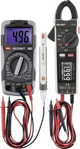 Voltcraft DT-TEST-KIT 150+VC-331 Digitales Hand-Multimeter Set, CAT III 600V, Schwarz - Bild 1