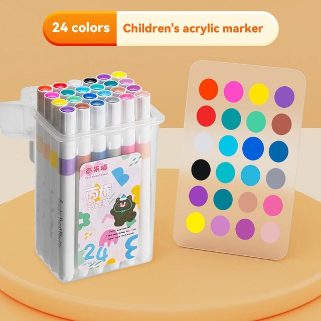 Bestbags Acrylmarker Set in Mehrfarbig für Kinder und DIY-Bastelprojekte - Bild 1