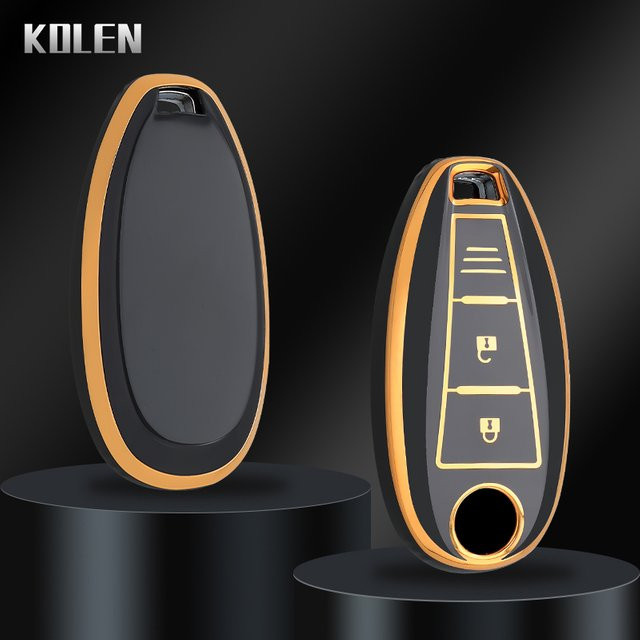 KOLEN TPU Schlüsselhülle für Suzuki Auto Fernbedienung und Schlüssel Etui als Zubehör für Baleno, Ertiga, Ciaz, Ignis, Kizashi, Swift, SX4, S-Cross und Vitara - Bild 1