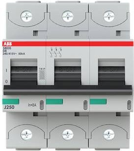 ABB S803S-D8 Leitungsschutzschalter 8A 400V Grau - Bild 1