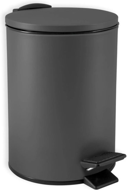 Spirella Treteimer Adelar 3 Dunkelgrau Matt B: 25,0 cm, T: 25,0 cm - Bild 1