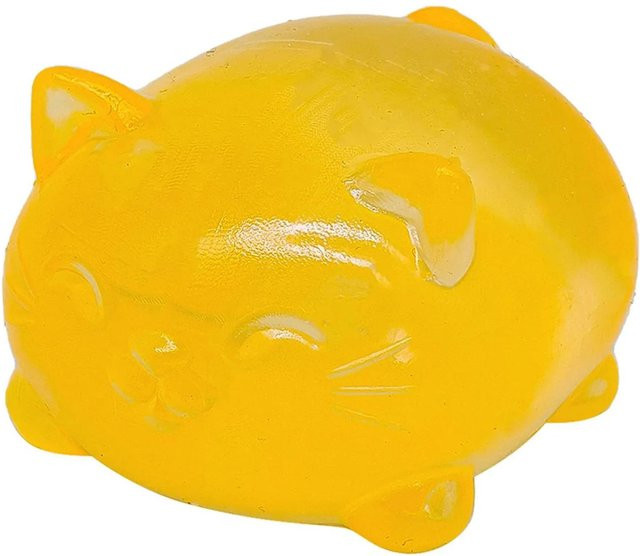 Coole Katzen Squishy Katze Stressball, Glitzer Durchsichtig, Fidget Spielzeug - Bild 1