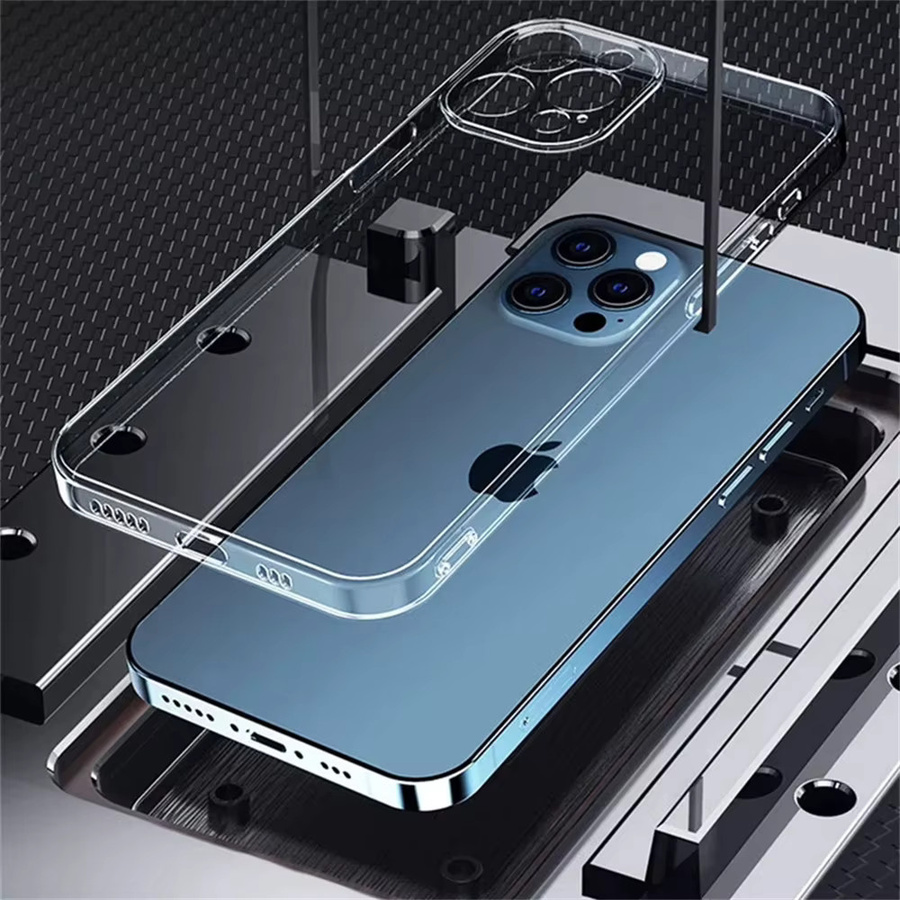 Transparente TPU-Silikon-Schutzhülle für Apple iPhone 11 bis iPhone 16 Pro Max und Mini - Bild 2