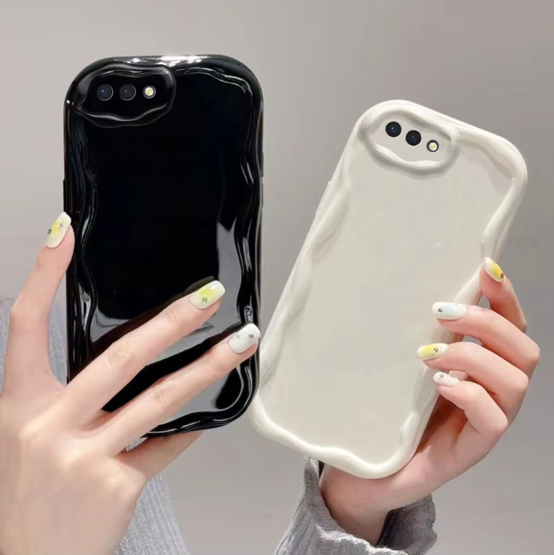 Transparente TPU Wave Soft Case Handyhülle für Oppo A3s, Oppo AX5 und Oppo A12E (CPH1803, CPH1853, CPH1805) - Bild 2